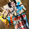 'Winter' Large Cotton Canvas Tote by Bromley Studio. 59 x 54cm