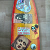24.'I didn't think I told you I was leaving' David Bromley customised surfboard. 245cm