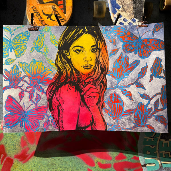 37. PRE-ORDER 'Rosie V' David Bromley. High pigment print. Edition of 60.