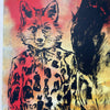 'The Odd Pair' David Bromley. Acrylic on canvas. 180 x 180cm