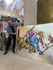 'Go Forth' David Bromley. Acrylic and oil on canvas. 162 x 130cm