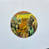 1. 'Scorpio' David Bromley customised skim board. 59cm diameter