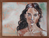 'Peacemaker III' David Bromley. Acrylic and oil on card. 90 x 120cm (frame size 103 x 132cm)