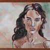 'Peacemaker III' David Bromley. Acrylic and oil on card. 90 x 120cm (frame size 103 x 132cm)