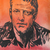 'Josh Homme' David Bromley. Acrylic on board. 53 x 46cm