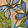'Velvet Blooms III' David Bromley. Acrylic on canvas. 90 x 60cm
