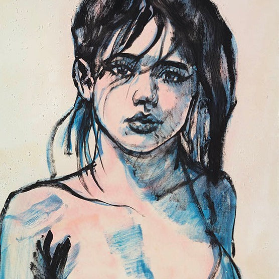 'In Spirit (Sadie)' Acrylic and oil on canvas. 120 x 90cm