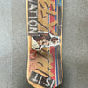 6. 'Rebel Youth' David Bromley customised skateboard deck. 79 x 21cm