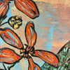 'Velvet Blooms I' David Bromley. Acrylic on canvas. 90 x 60cm