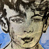 'Boy Portrait I' David Bromley. Acrylic on linen. 53 x 41cm