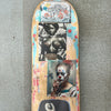 1. '50 Lanes' David Bromley customised skateboard deck. 80 x 20cm