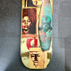 13. 'My Tribe' David Bromley customised skateboard deck. 81 x 21cm