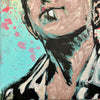 'Smoking Boy' David Bromley. Acrylic on canvas. 40 x 31cm