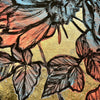 'Blooms on Gold II' David Bromley. Acrylic on canvas with gold leaf gilding. 60 x 90cm