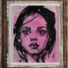 ‘ Received Scripts IV ’ Acrylic on canvas. 42 x 32 cm (frame size 65 x 55 cm) $ 2,100