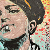 'Smoking Boy' David Bromley. Acrylic on canvas. 40 x 31cm