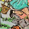 'Playtime' David Bromley. Acrylic on canvas. 150 x 180cm