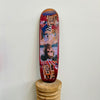 8. 'Hey, Mickey' David Bromley customised skateboard deck. 89 x 23cm