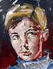 'Girl Portrait - Study I' David Bromley. Acrylic on linen. 41 x 32cm
