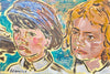 'Thinking About You III' David Bromley. Acrylic on canvas. 60 x 90cm