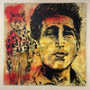 'The Odd Pair' David Bromley. Acrylic on canvas. 180 x 180cm