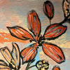 'Velvet Blooms I' David Bromley. Acrylic on canvas. 90 x 60cm