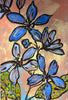 'Velvet Blooms III' David Bromley. Acrylic on canvas. 90 x 60cm