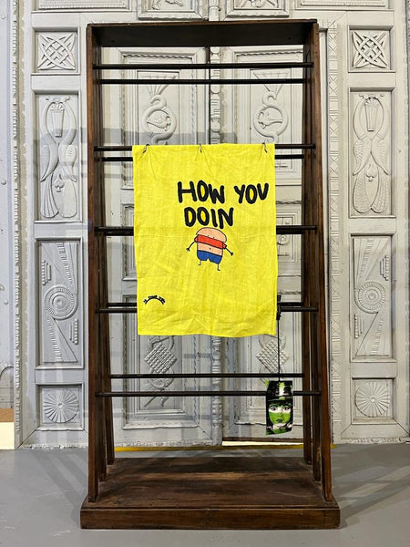 'How You Doin' Tea Towel IS THAT YOU by Wen Bromley