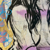 'Zippora Amongst Blooms I' David Bromley. Acrylic on canvas with gold leaf gilding. 150 x 120cm