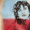 'Angus Young' David Bromley. Acrylic on board. 53 x 46cm