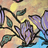 'Velvet Blooms II' David Bromley. Acrylic on canvas. 60 x 90cm