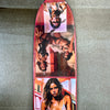 8. 'Hey, Mickey' David Bromley customised skateboard deck. 89 x 23cm