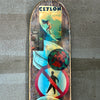 21. 'No Walking' David Bromley customised skateboard deck