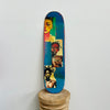 13. 'My Tribe' David Bromley customised skateboard deck. 81 x 21cm