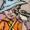 'Searching For Adventure I' David Bromley, Acrylic on Canvas, 23cm x 16cm