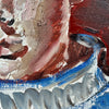 'Girl Portrait - Study I' David Bromley. Acrylic on linen. 41 x 32cm