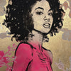 'Milan' David Bromley. Acrylic, oil and gold leaf gilding on canvas. 100 x 150cm