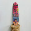 11. 'Roller Dog' David Bromley customised skateboard deck. 79 x 20cm