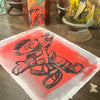14. 'Ernie' Sesame Street x Bromley, Acrylic on handmade paper, 93 x 70cm