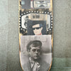 1. '50 Lanes' David Bromley customised skateboard deck. 80 x 20cm