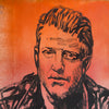 'Josh Homme' David Bromley. Acrylic on board. 53 x 46cm