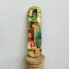 13. 'My Tribe' David Bromley customised skateboard deck. 81 x 21cm