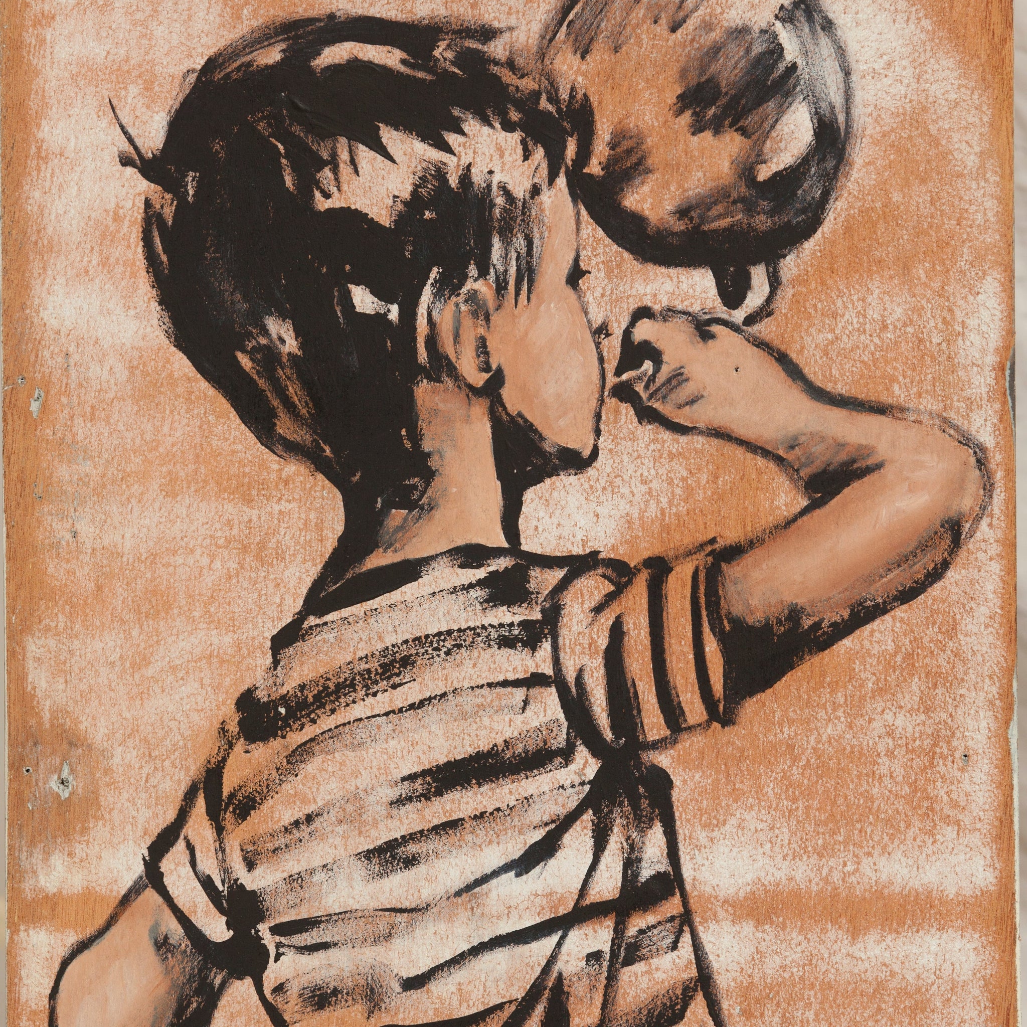 'Blowing Bubbles' David Bromley. High pigment print