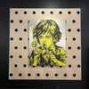 'Bubble Boy' David Bromley, Acrylic on canvas with silver leaf gilding, 150cm x 120cm