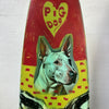 20. 'Last Paradise' David Bromley customised surfboard 157cm