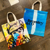 'Paper Boy' Large Cotton Canvas Tote by Bromley Studio. 59 x 54cm
