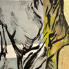 'Jade' David Bromley. Acrylic on canvas with gold leaf gilding.  146 x 114cm
