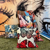 'Maiden Voyage' Linen Cushion by Bromley Studio. 60 x 60cm