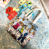 'Over The Fence With Blooms' Mini Cotton Canvas Tote by Bromley Studio