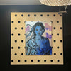 'Jade' David Bromley, Acrylic on canvas with silver leaf gilding, 150cm x 120cm